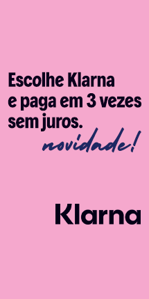Escolhe Klarna e paga 3 vezes sem juros - Novidade!